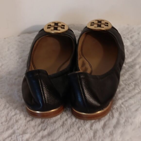 Tory Burch Minnie Captoe Leather Ballet Flats - Picture 3 of 8
